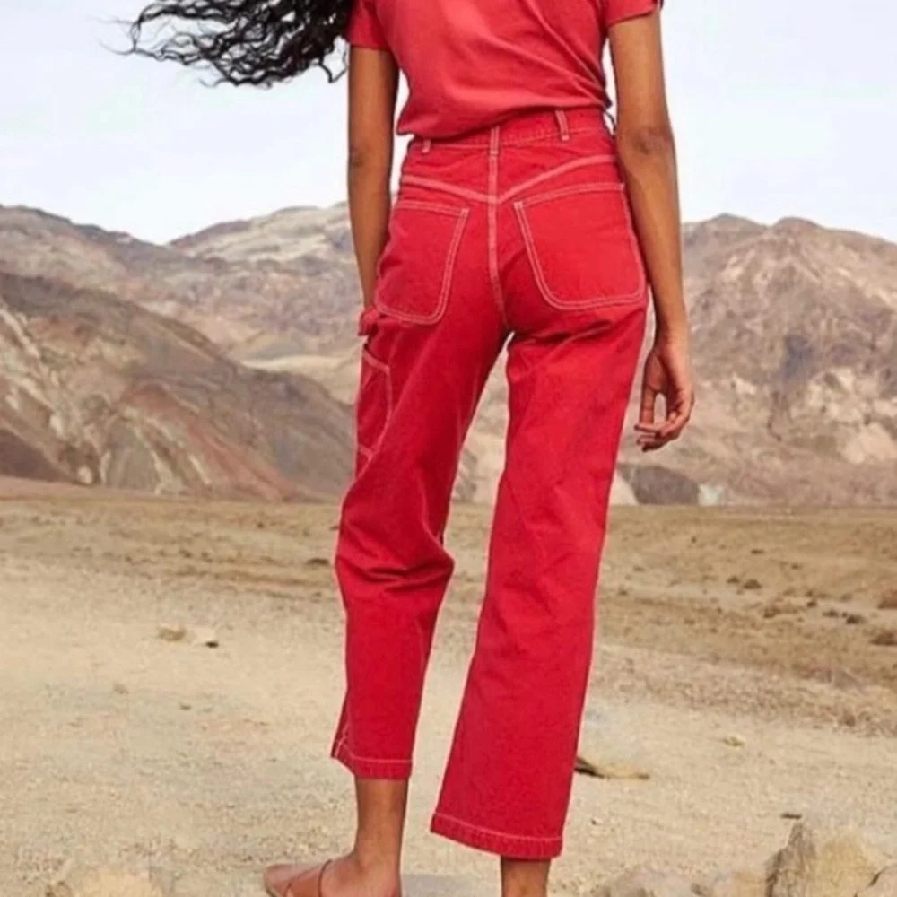 Jesse Kamm Maraschino Patchwork Handy Pants - Picture 3 of 12